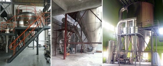 Instant Coffee Milk Powder Spray Dryer Atomizer Fine Stevia Algae Tea Fruit Extraction  200kgh